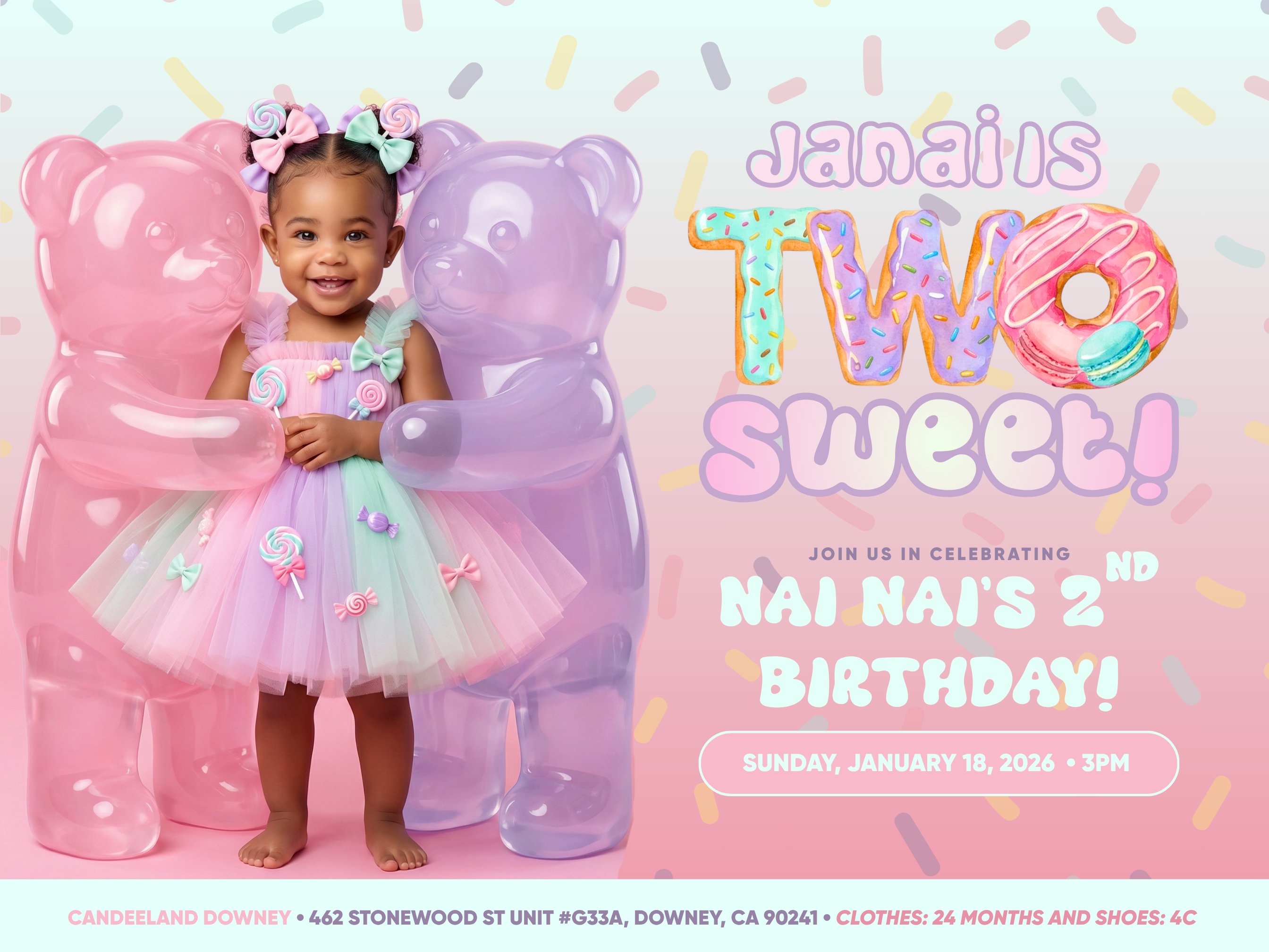 Custom event flyer