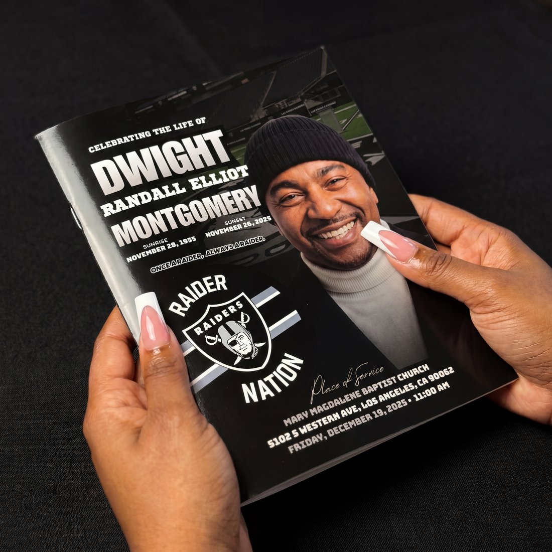 Custom memorial program