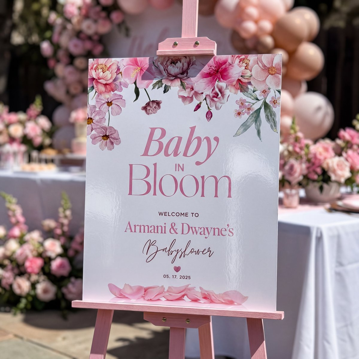 Custom event signage